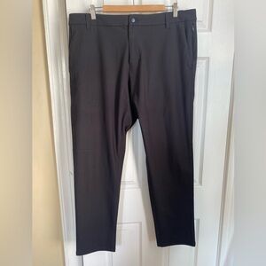 Lululemon Men's Black Performance Stretch Pants Size 38 Golf Travel